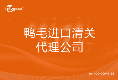 鴨毛進口清關(guān)代理公司